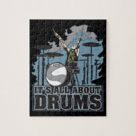 Está todo sobre rompecabezas de los tambores