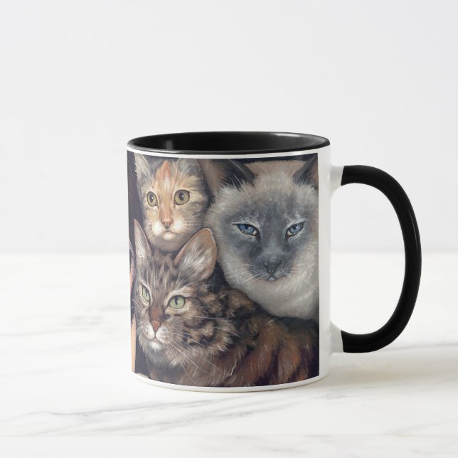 "Está todo sobre taza de los gatos" (Derecha)
