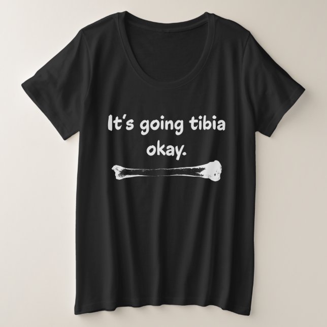 Está yendo a la tibia de acuerdo (Anverso del diseño)