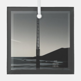 Estábamos Aquí con el nombre de adorno cuadrado de