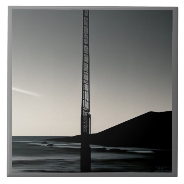 Estábamos aquí grandes azulejos de cerámica (Frente)