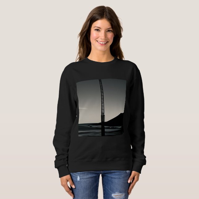 Estábamos aquí mujeres sudaderas negras (Anverso completo)