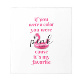 Estabas rosado. Bloc de notas