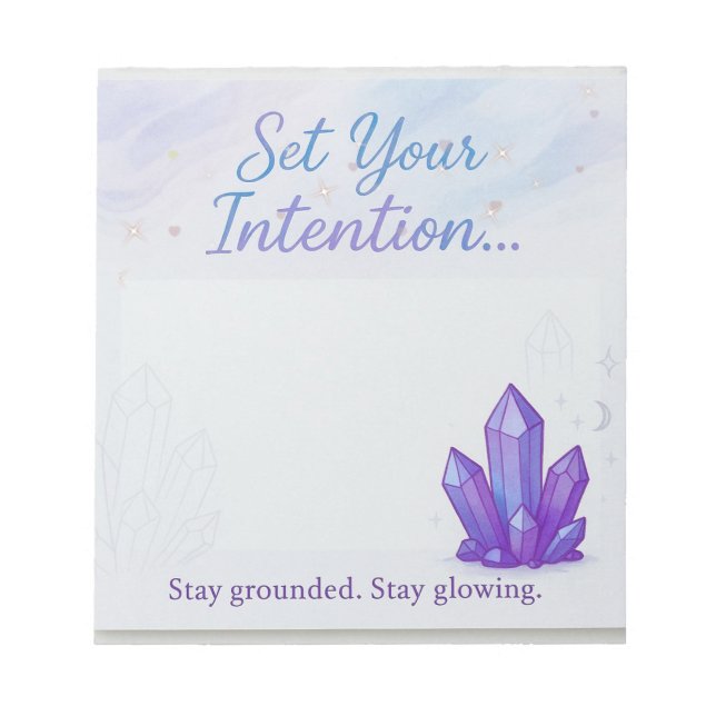 Establece tu intención Cuaderno temático de crista (Frente)