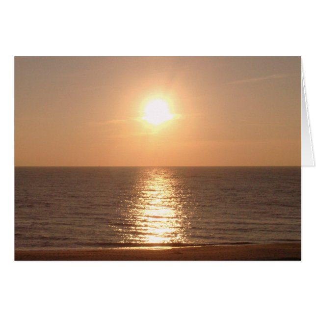 Establecer el sol y la costa (Anverso (Horizontal))