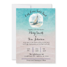 Establecer invitación a la boda de vela