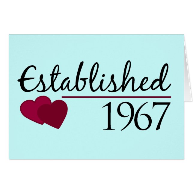 Establecido 1967 (Anverso (Horizontal))