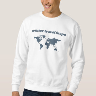 Estación básica de viajes en invierno de camisetas