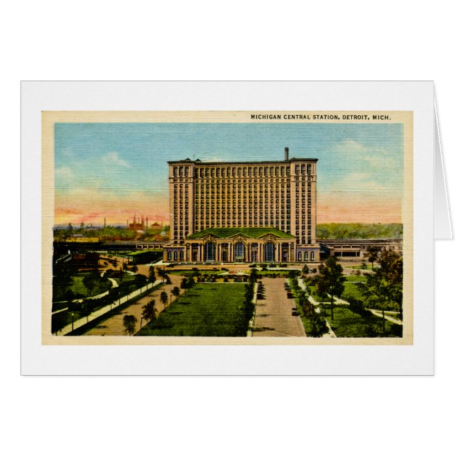 Estación central Detroit, Michigan de Michigan (Anverso (Horizontal))