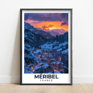 Estación de esquí de Meribel - Póster de Meribel -