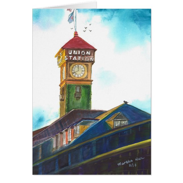 Estación de ferrocarril con esperanzas (Frente)