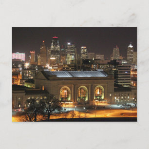 Estación de la unión de Kansas City en la postal