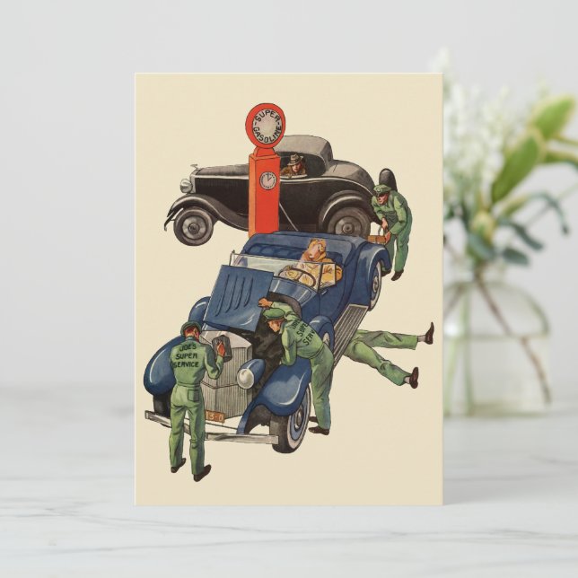 Estación de Servicio Completo de Joe, Negocio Anti (Anverso de pie)