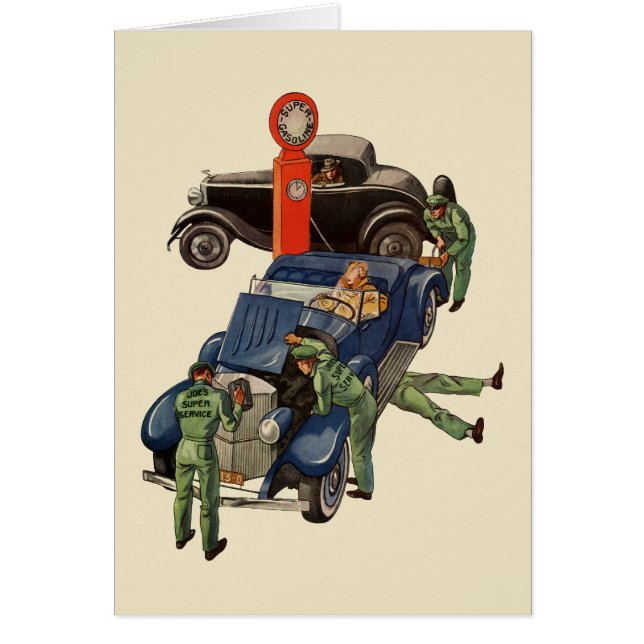 Estación de Servicio de Servicio Completo de Joe,  (Frente)