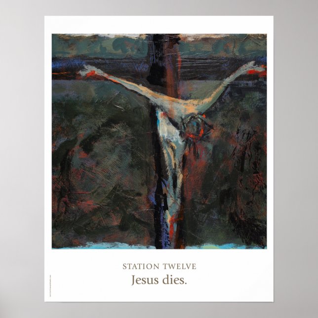 Estación Doce: Jesús muere. Póster (Frente)