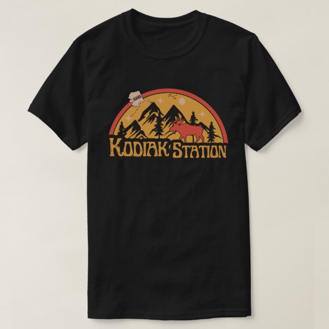 Estación Kodiak, camiseta Alaska-Shirt (Diseño del anverso)