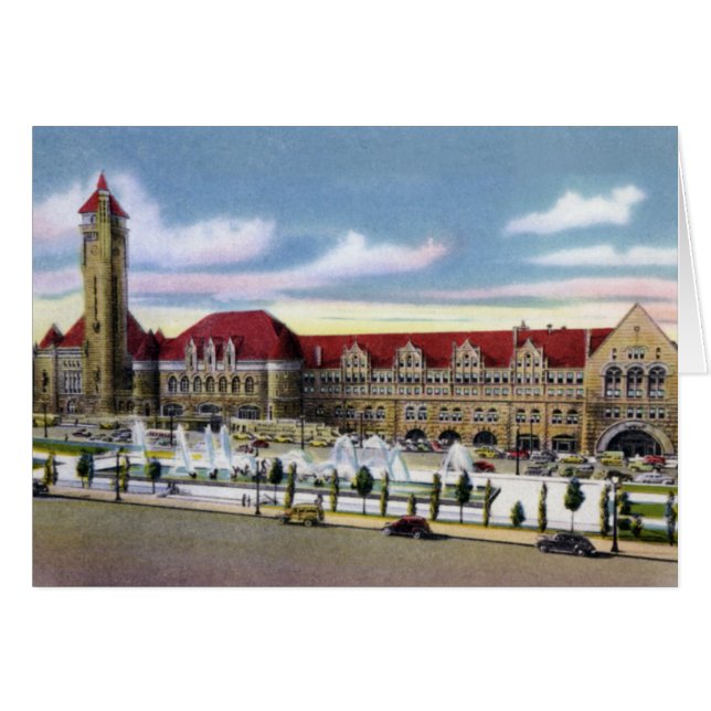 Estación y fuentes de la unión de St. Louis (Anverso (Horizontal))