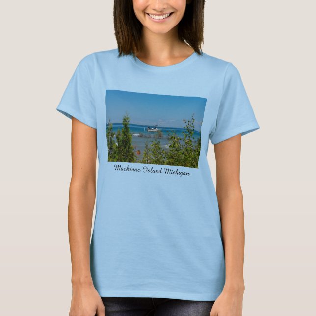 Estacionado en la camiseta de Mackinac (Anverso)