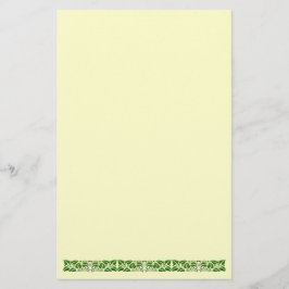 Estacionamiento de borde de hoja de cosecha verde