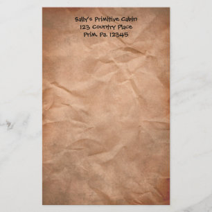 Estacionamiento de papel en bruto