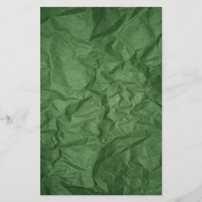 Estacionamiento de textura de papel verde arruinad (Anverso)