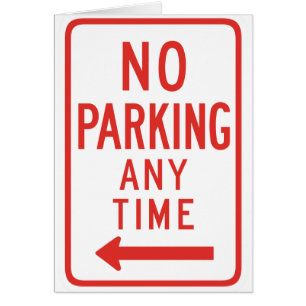 Estacionamiento prohibido (dejado)
