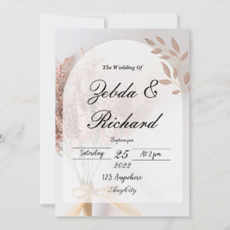 Estacionario de invitación a bodas