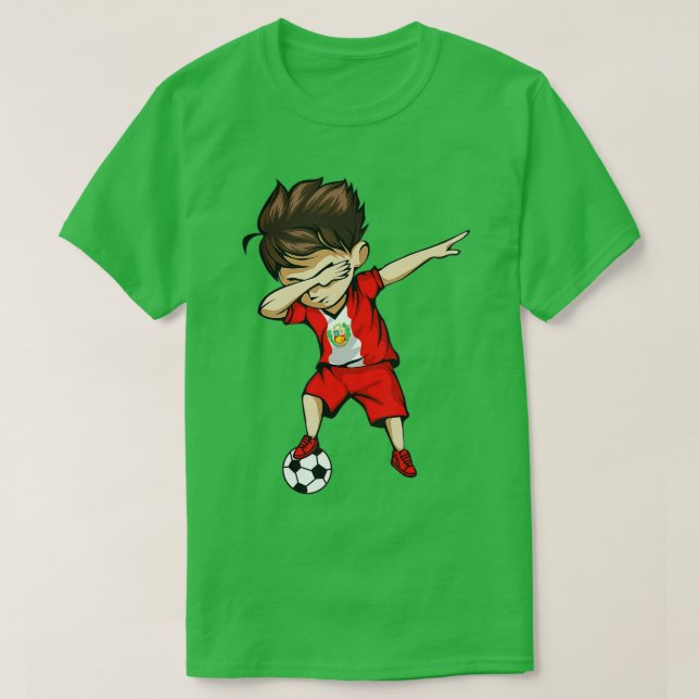 Estadio Dabbing Soccer Boy Perú Jersey - Fútbol pe (Diseño del anverso)