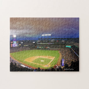 Estadio de Béisbol -11x14 Puzzle con Caja de Regal