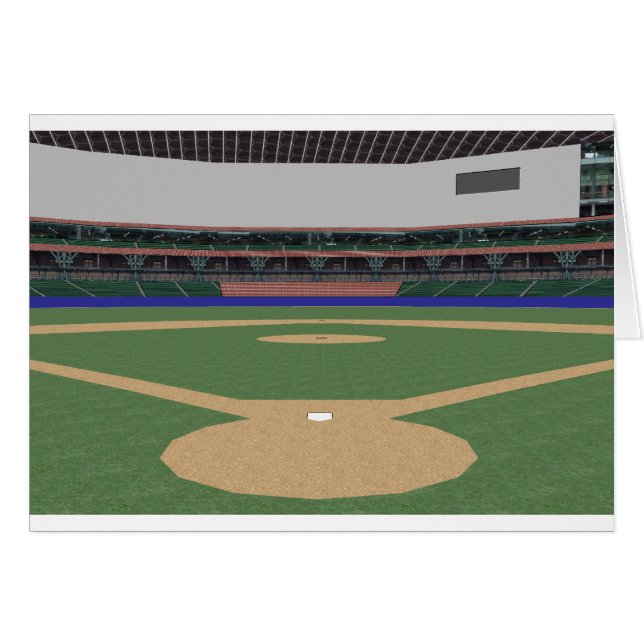 Estadio de béisbol: modelo 3D: (Anverso (Horizontal))