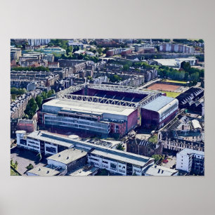 Estadio Tynecastle Edimburgo Arte Aérea