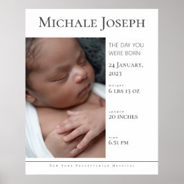 Estadísticas de nacimiento del bebé | Señal de est