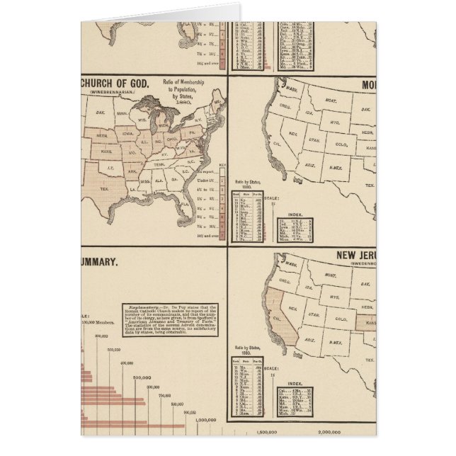 Estadísticas denominativas de Estados Unidos (Frente)