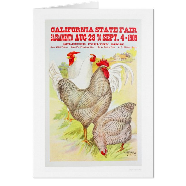 Estado 1909 de California justo (Frente)