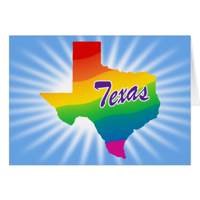 Estado Arcoiris De Texas (Anverso (Horizontal))