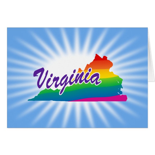 Estado Arcoiris De Virginia (Anverso (Horizontal))