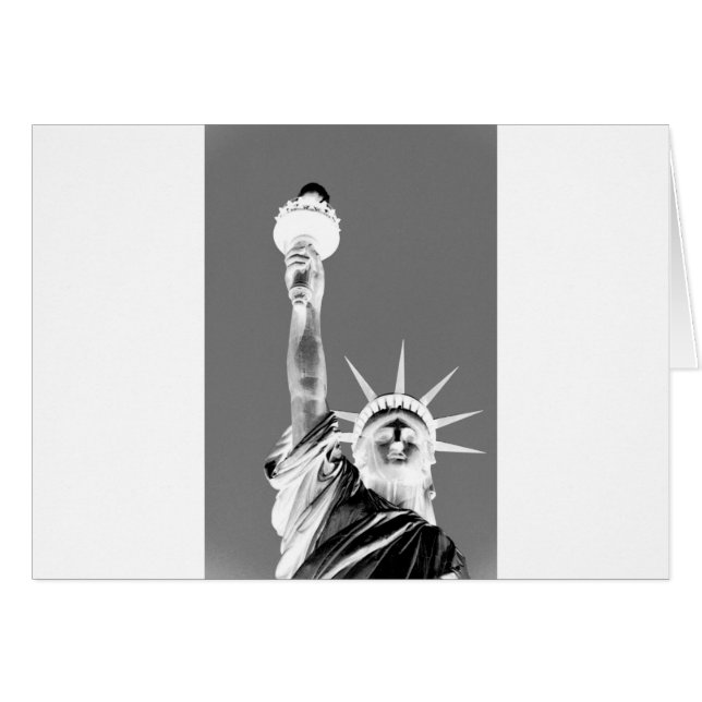 Estado blanco y negro de la libertad Nueva York (Anverso (Horizontal))