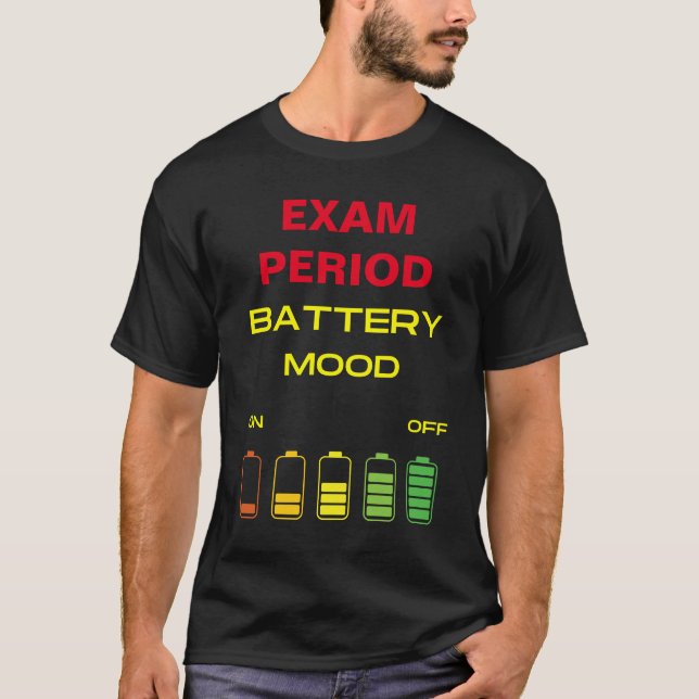 Estado de ánimo de la batería fuera de la camiseta (Anverso)