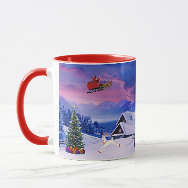 Estado de ánimo de Papá Noel en taza (Izquierda)