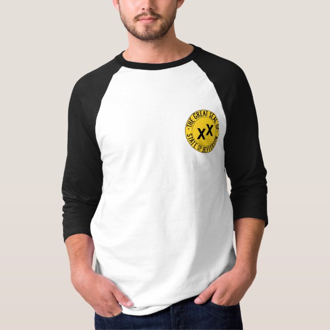 Estado de la camiseta del béisbol de la insignia (Anverso)