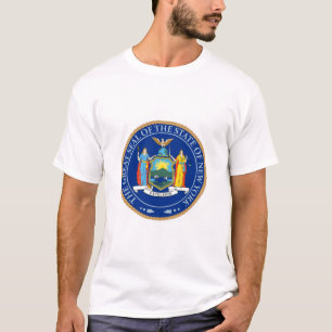 Estado de la camiseta del sello de la bandera de