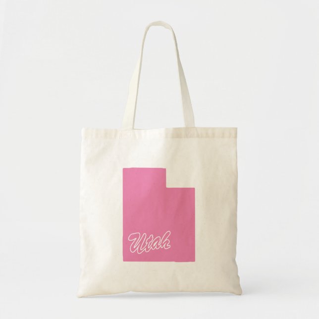 Estado De La Forma De Utah Con La Bolsa (Frente)