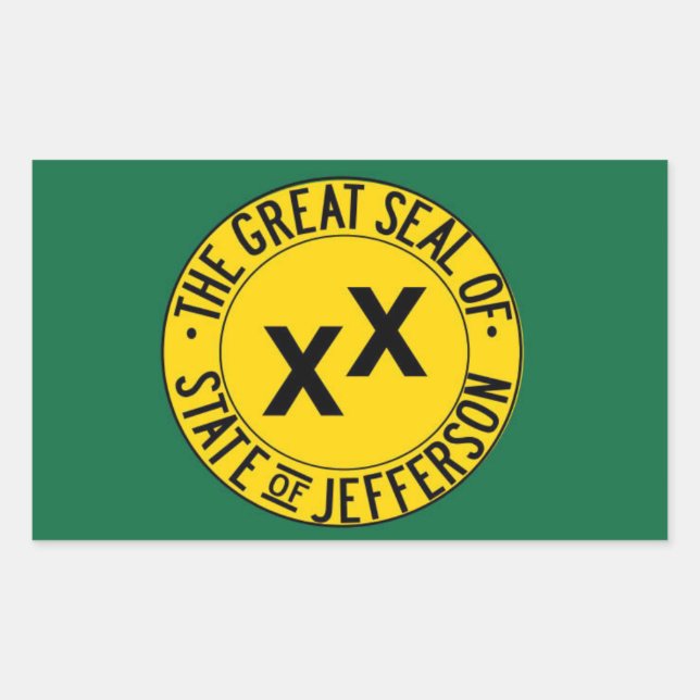 Estado de los Pegatinas Jefferson (hoja de 4) (Anverso)