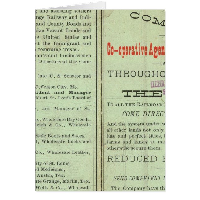 Estado de Texas (Frente)