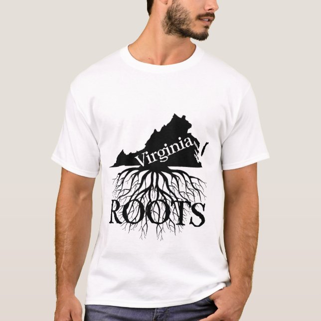 Estado de Virginia Roots Camisa de mujeres o de ho (Anverso)