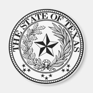 Estado del blanco del imán de Tejas