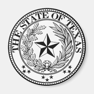 Estado del blanco del imán de Tejas