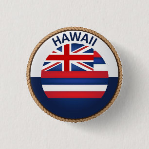 Estado del botón del sello de la bandera de Hawai