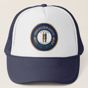 Estado del gorra del camionero del sello de la