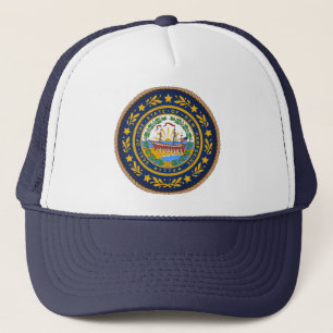 Estado del gorra del camionero del sello de la
